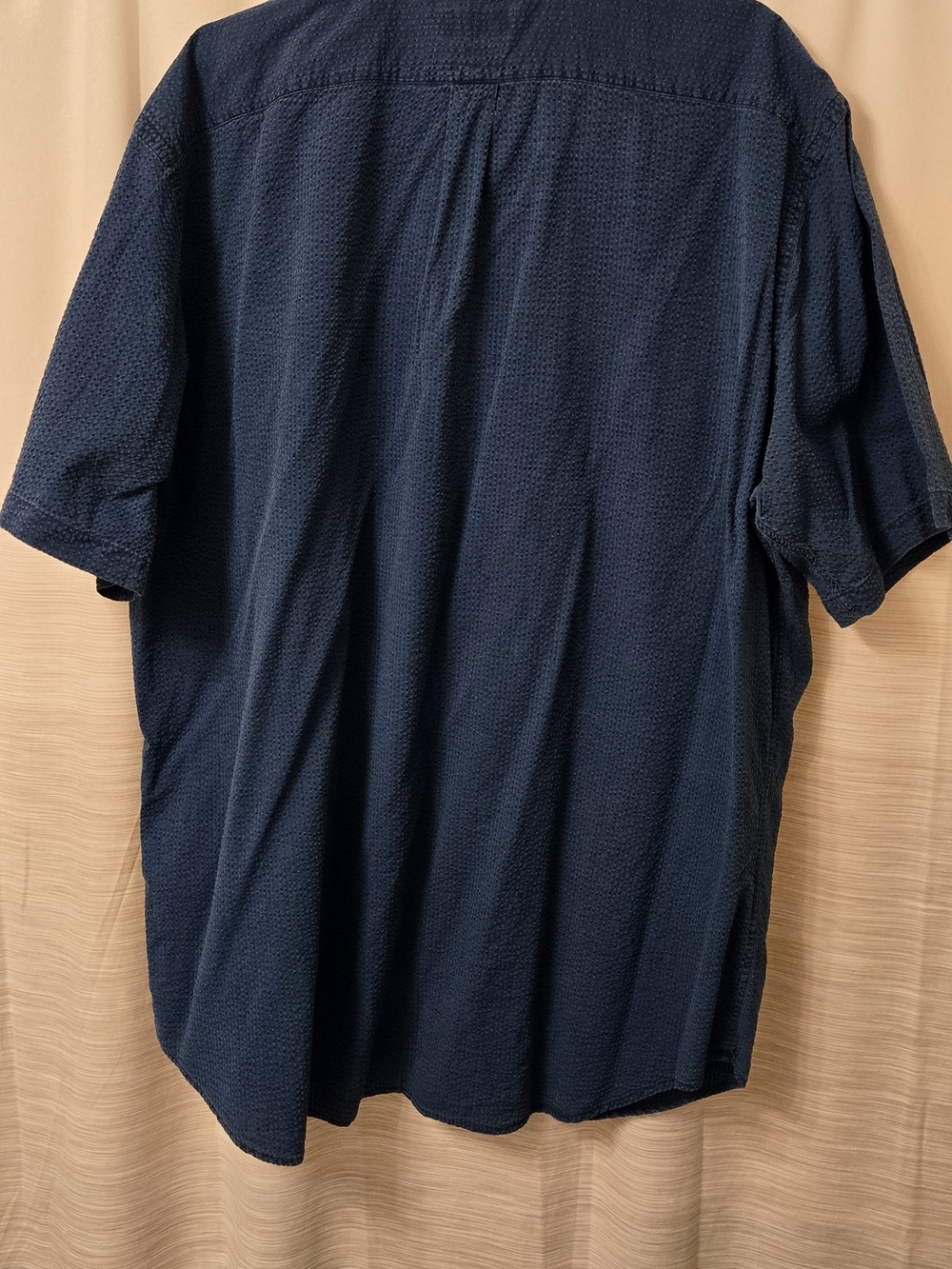 Polo Ralph Lauren Indigo Seersucker Short Sleeve Button-Down Shirt 3XLT - Picture 4 of 4